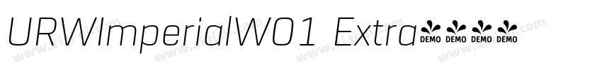 URWImperialW01 Extra字体转换